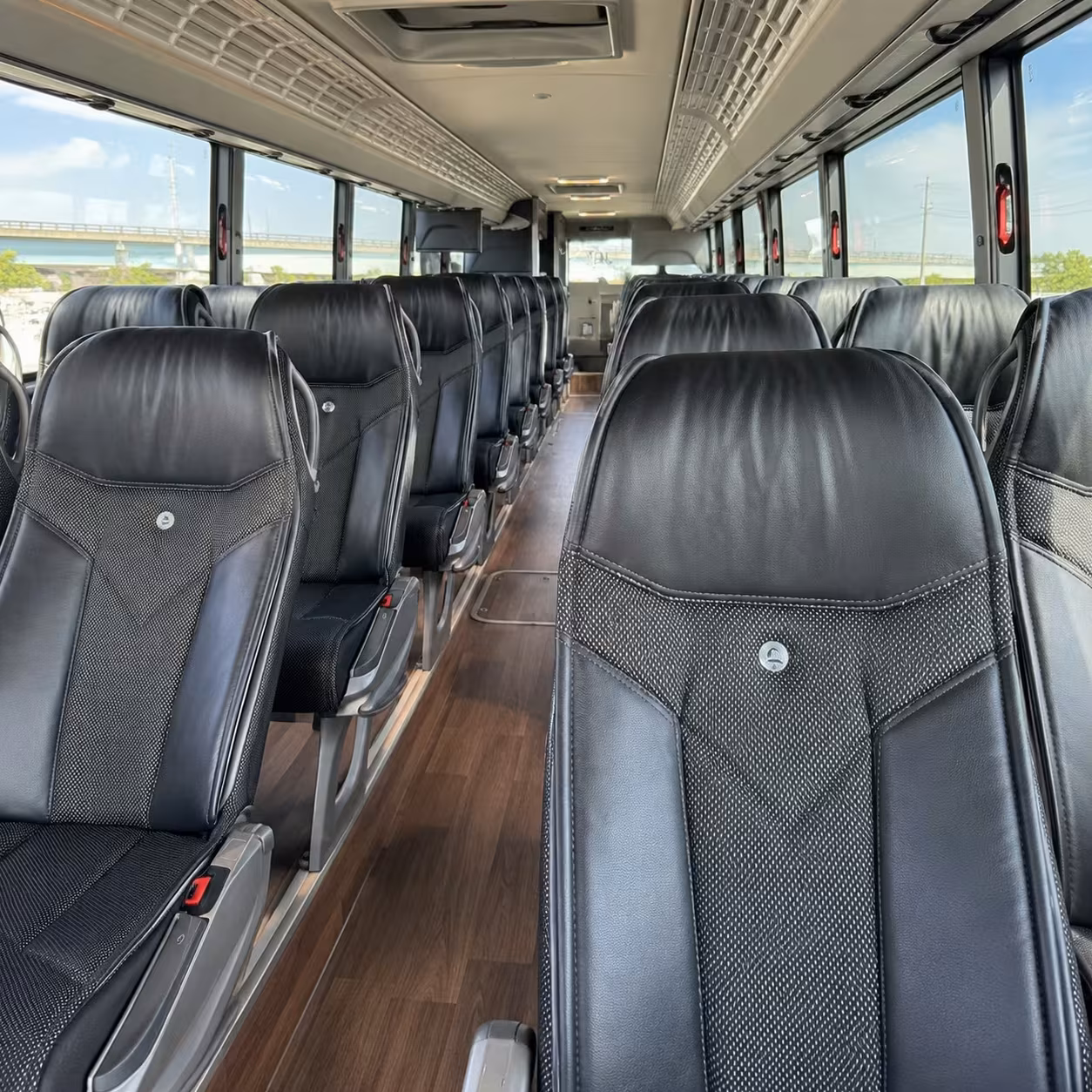 san bernardino charter bus interior