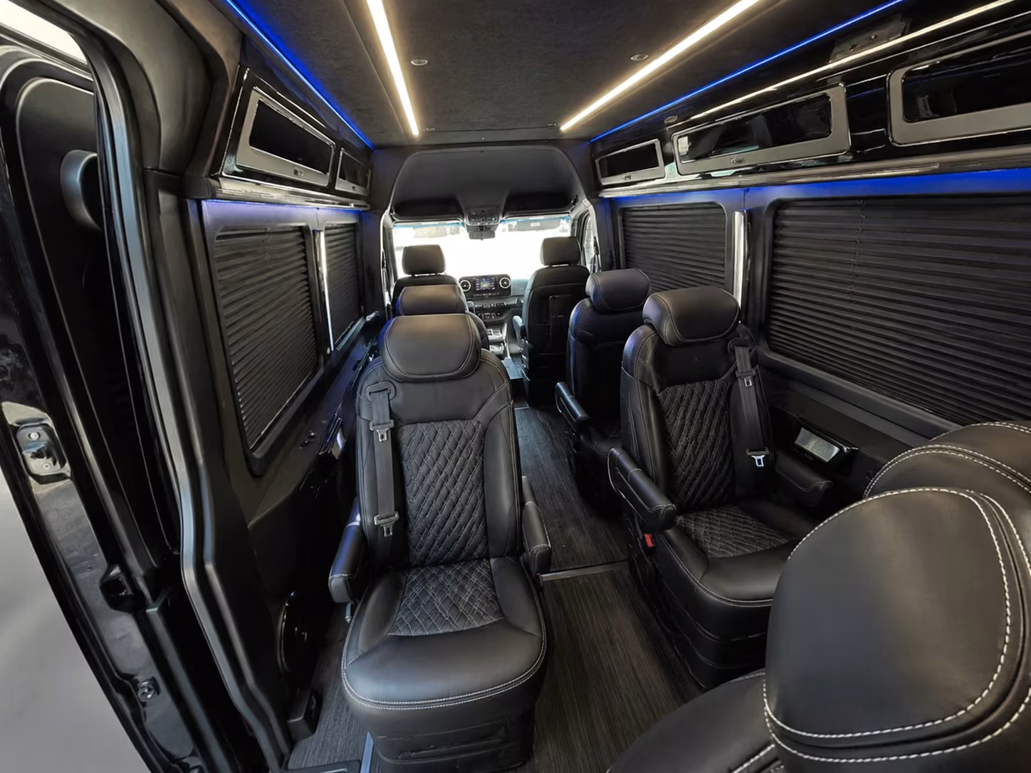sprinter van with driver interior
